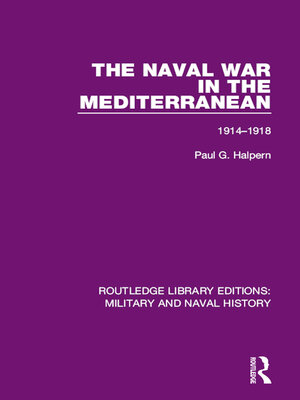 cover image of The Naval War in the Mediterranean